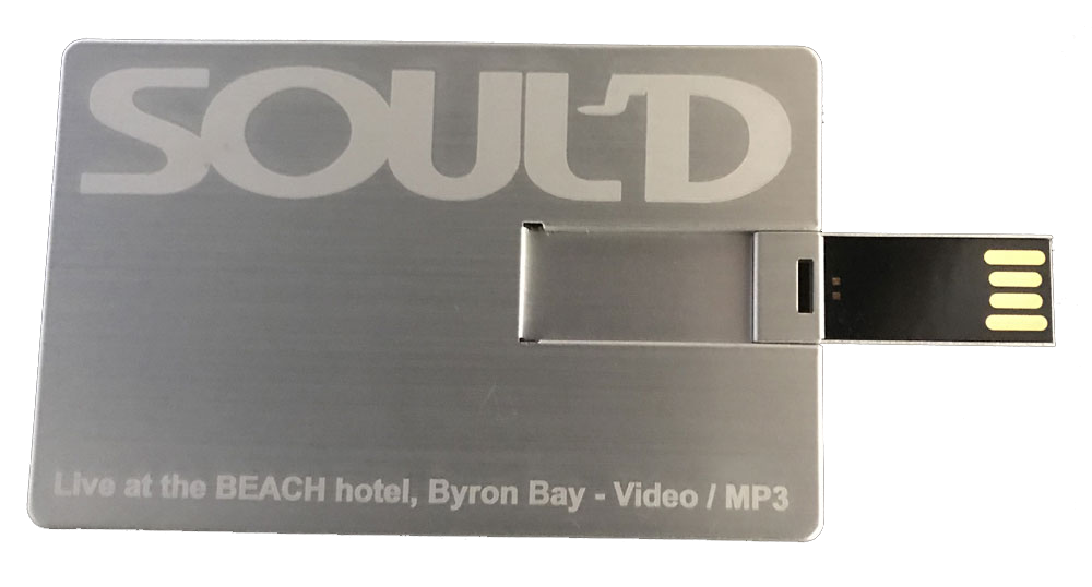 Front Credit Card USB Open